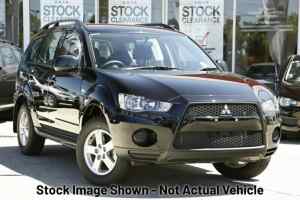 2011 Mitsubishi Outlander ZH MY11 LS 2WD Black 6 Speed Constant Variable Wagon