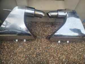 Mercruiser 7.4L 454 Manifolds Risers Stainless as new