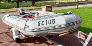 Inflatable Boat 4.3m (14ft) - Complete Package