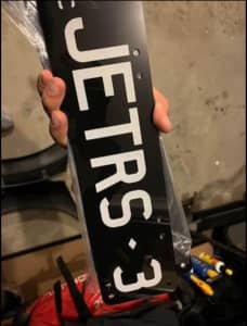 JETRS3 - Custom Number Plates