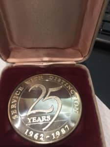 Southern Cross hotel Melbourne 25 year service medal