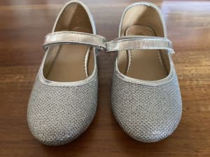 Girls Silver Shoes Size 12