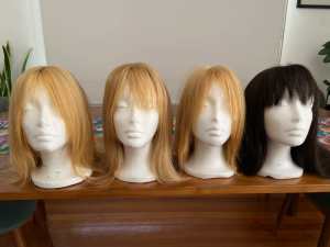 Gorgeous selection of 100% human hair wigs (price per wig)