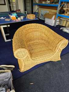 Large cane chairs