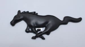 Black Ford Mustang Pony Badge - 2 available 