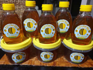 Local raw honey unprocessed pure