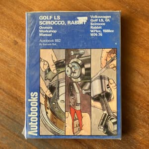 VW Golf Scirocco Rabbit 74-76 Autobooks Service Manual NEW. Can Post