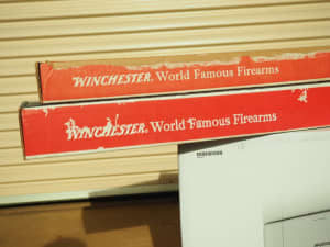 Two empty Winchester boxes