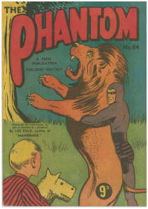 THE PHANTOM No. 64 (FREW) - 9D - 1953 OLD RARE AND VINTAGE COMIC