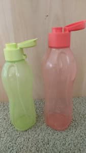 Tupperware drink bottles X 2