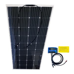 🔥 200 Watt Flexible Solar Panel Setup with 30A MPPT Reg