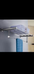 Stainless Steel Wall Mounted Towel Rack/Shelf