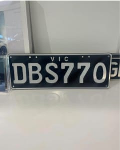 Vic Plates: DBS770 Premium Custom Plates