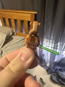 Lego jek 14 and ithorian Jedi master (rusty) minifgures