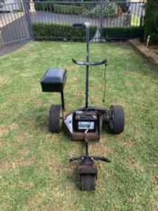 Parmaker walker golf buggy with battery and 12v adaptor