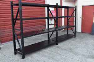 Warehouse Sale! 4mConnecting Shelving/Workbench Garage Office Racking