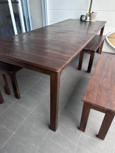 Oversized 8 seater Recycled timber table