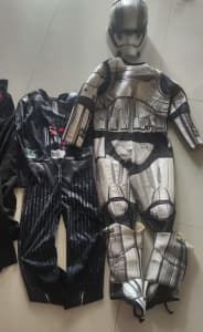 Starwars costumes, books and storm trooper