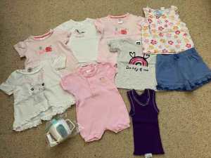 SIZE 00 BABY GIRL CLOTHES BUNDLE