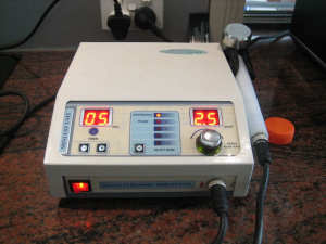 Therapeutic Ultrasound Pulse Machine for Pain Relief.