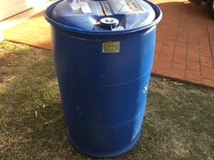 205 lt drums plastic barrel blue