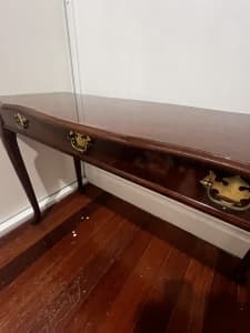 Lacquered Mahogany Side Table
