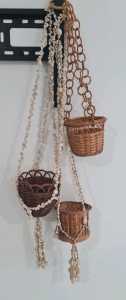 Lot of Vintage Hanging Baskets