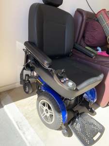 Jazzy Elite HD Electric Wheelchair 180kg rated.