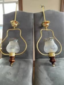 Heritage style lights $65 each or both for $110