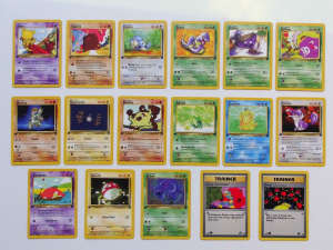Pokemon 1st Edition TEAM ROCKET Commons from 2000 (17 of 24)