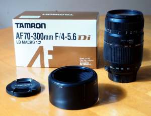 Tamron AF 70-300mm F4-5.6 Di LD Macro lens for Nikon F mount