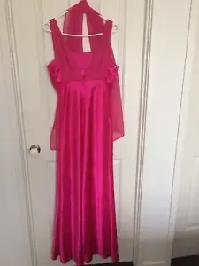 Ally’s Bright Pink Party Gown made in USA