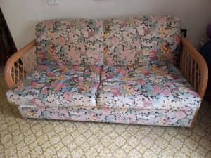 Cane sofa lounge