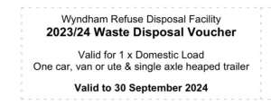 Waste disposal tip pass