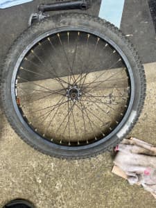 BMX parts for sale - full set wheels w/ tires etc…