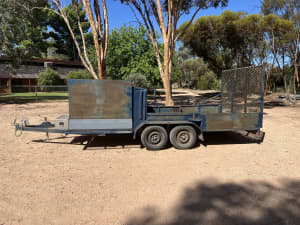 Large Mowing Trailer (with hydraulic tipper box)