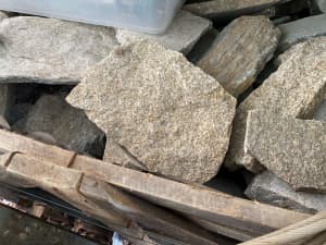 crate of stone cladding
