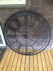 Beautiful Big metal clock 1800 wide or 1.8 meters
