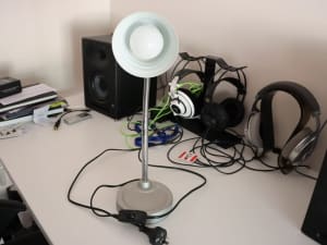 Table lamp with E14 light bulb