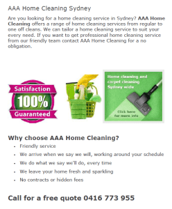 AAA Home Cleaning