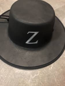 Zorro Hat with String
