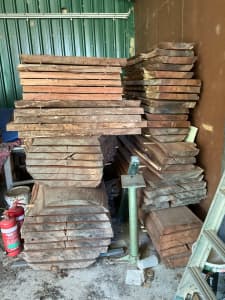 DRY HARDWOOD TIMBER SLABS - 50mm Thick - Price For The Whole Lot