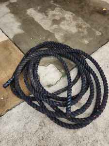 Commercial grade battle rope exercise Gym cardio