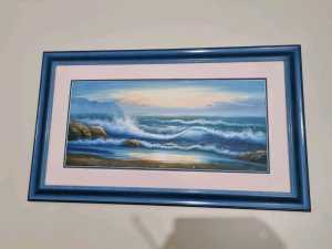 69x40cm Picture blue ocean only $50