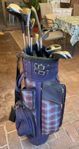 Golf Set Mixed 10 x Clubs with Bag