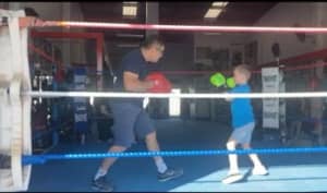 One on one boxing coaching for kids