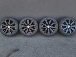 17inch Factory Ford Falcon Alloys & New 225/50/17 Winrun Tyres