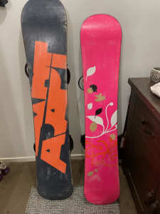 2 Snowboards for $100