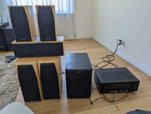 5.1 speaker and amplifier setup 