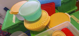 Tupperware collection of containers and storage